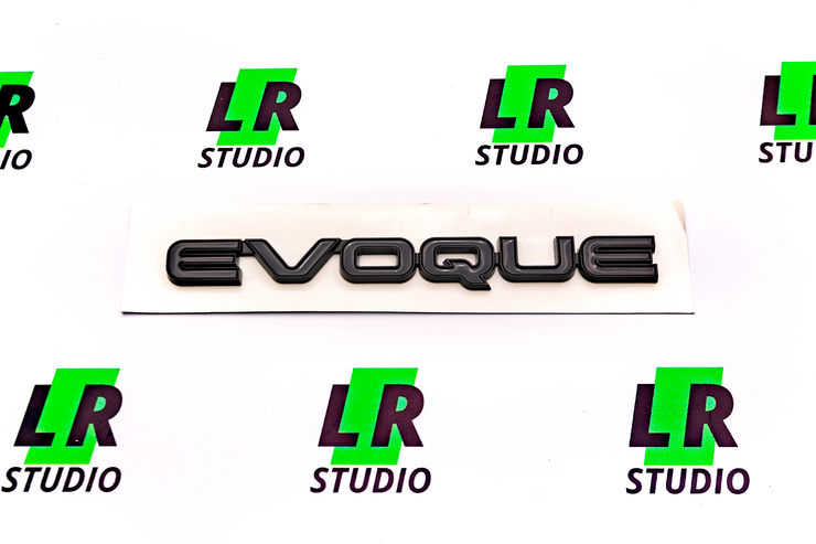 Шильда (Эмблема ) Evoque черная